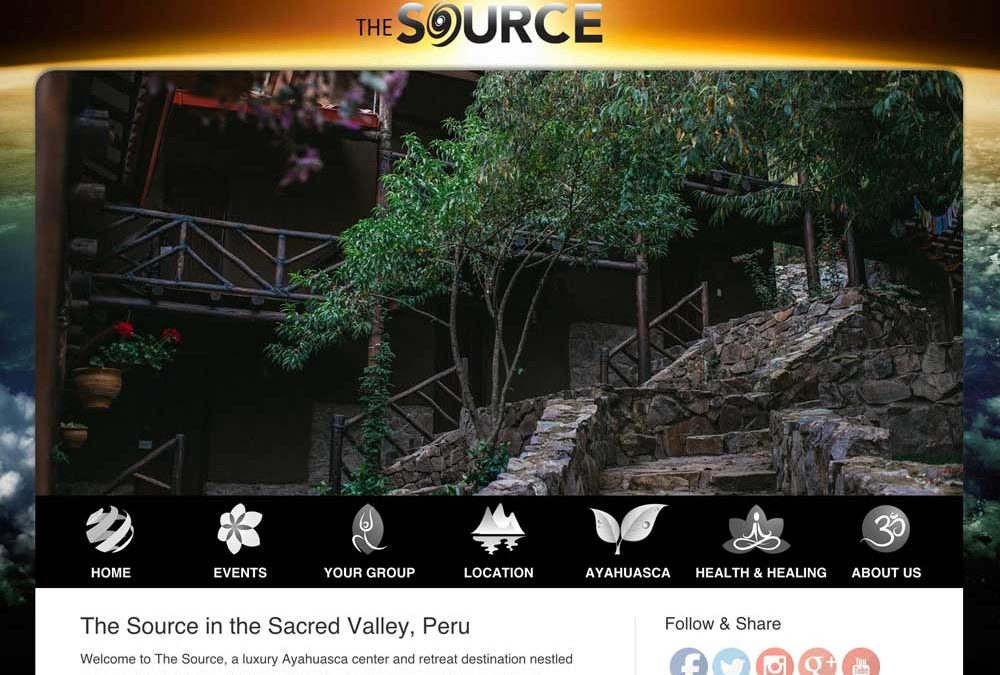 The Source Peru – Ayahuasca Retreat Center Website Completion