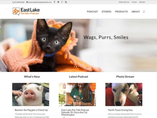 Veterinary Hospital’s Podcast Site Website Redesign – East Lake Pet Talk