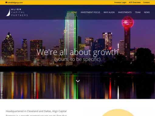 Align Capital Partners – Private Equity Firm Website Creation