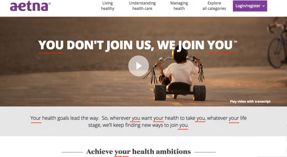 aetna-example-halverson-home screenshot