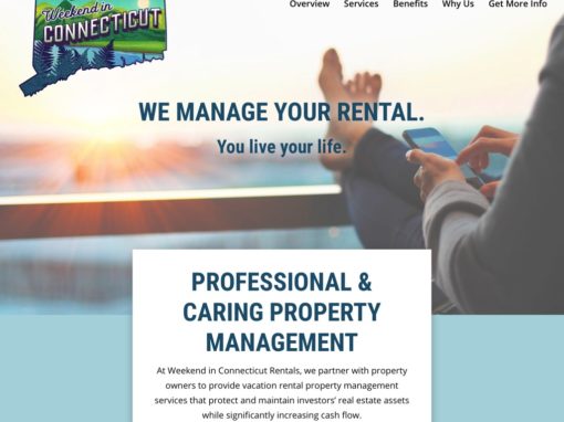 Weekend In Connecticut | Website Creation