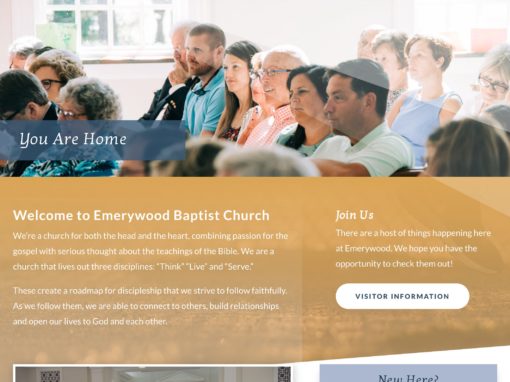 Emerywood Baptist Church | Website Redesign