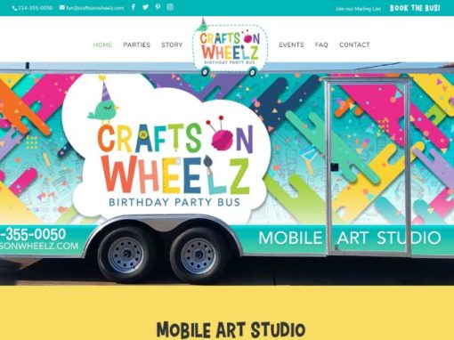 Crafts on Wheelz | Website Creation