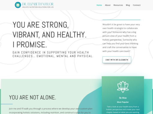 Dr Elizabeth Naylor | Website Creation