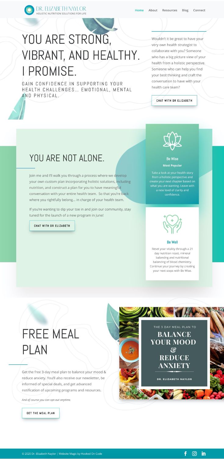 Dr Elizabeth Naylor Home Page