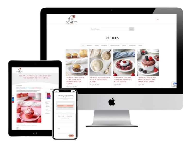 Dessert Done Light | Website Redesign