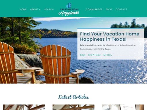 Vacation Home Happiness | Website Creation