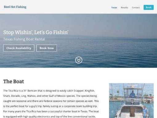 Hot Reel Fishing | Website Creation