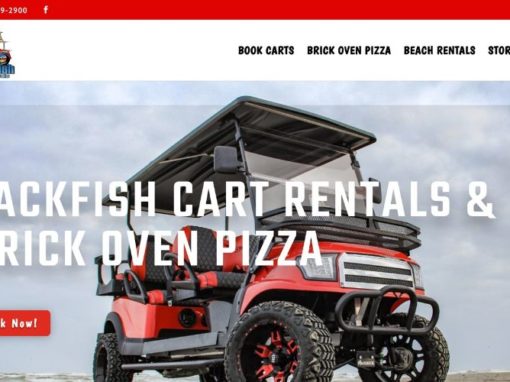 Jackfish Cart Rentals | Website Creation