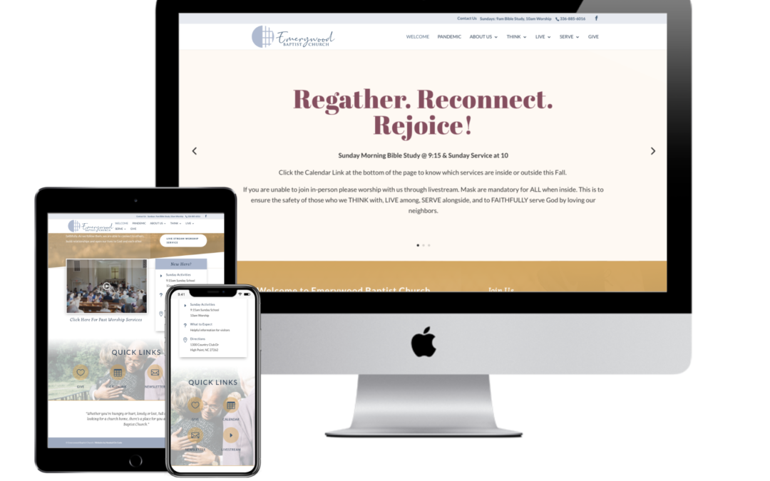 Emerywood Baptist Church | Website Redesign