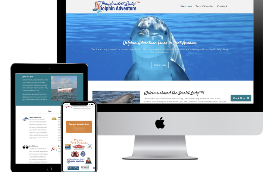 Scarlet Lady Dolphin Cruises – Tour Booking Website Creation