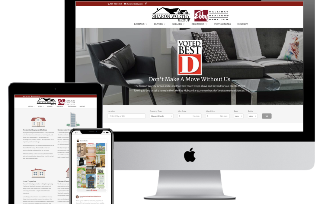 Sharon Worthy Real Estate Group – Keller Williams Website Creation