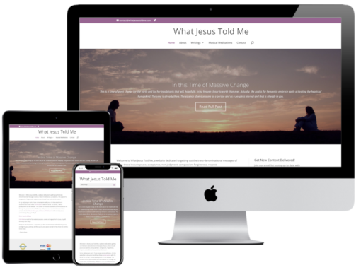 What Jesus Told Me – Business Development and Subscription Website Creation