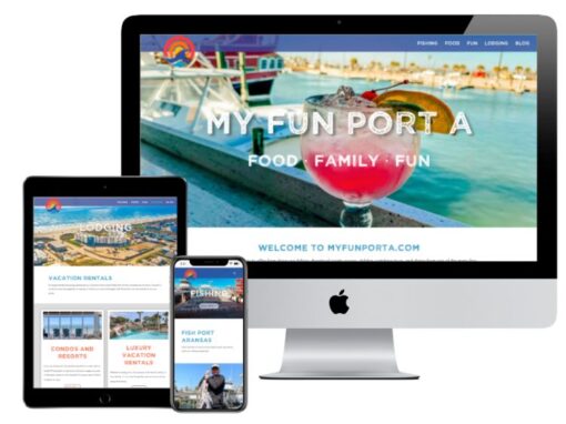 My Fun Port A | Website Redesign